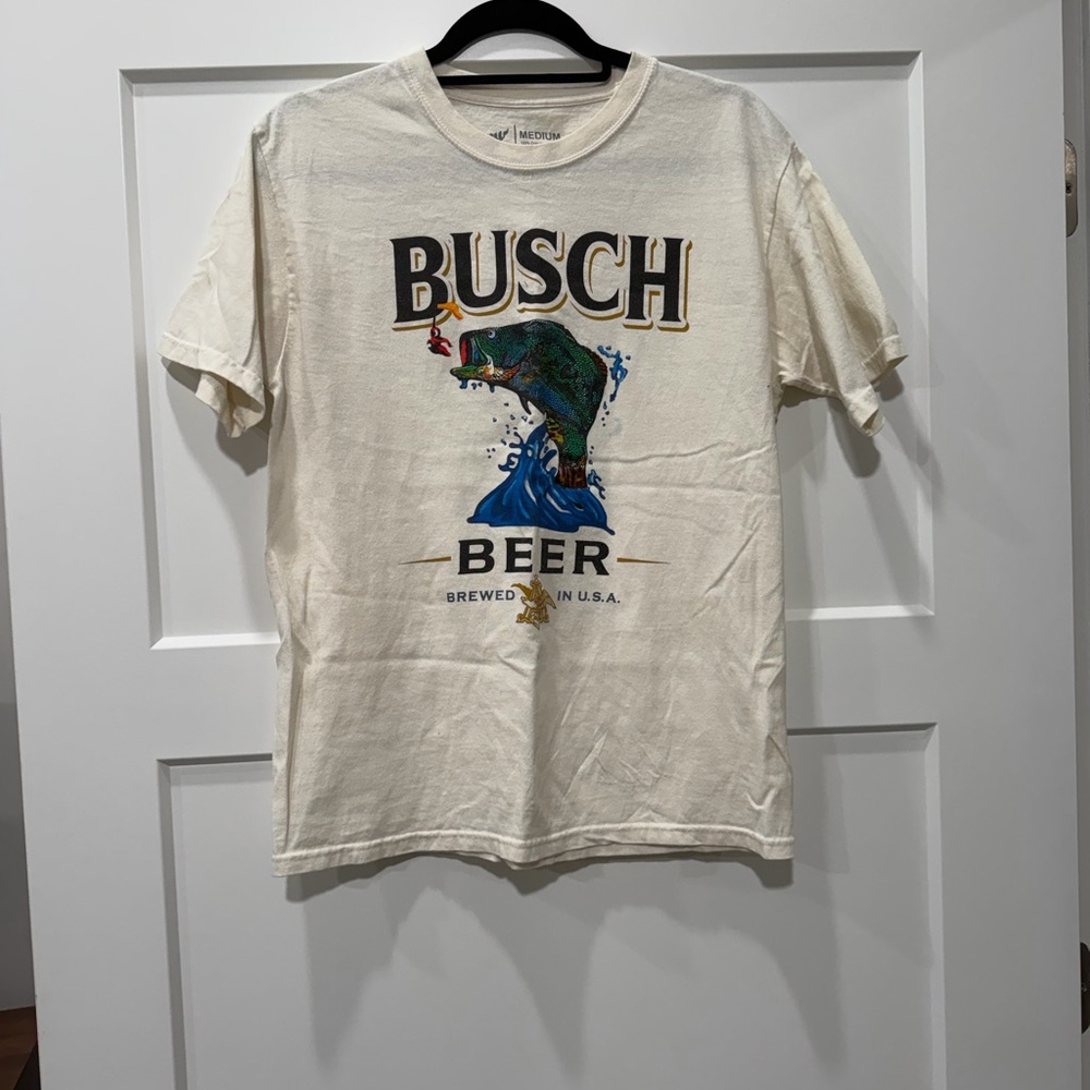 Urban Outfitters Cream Graphic Tee